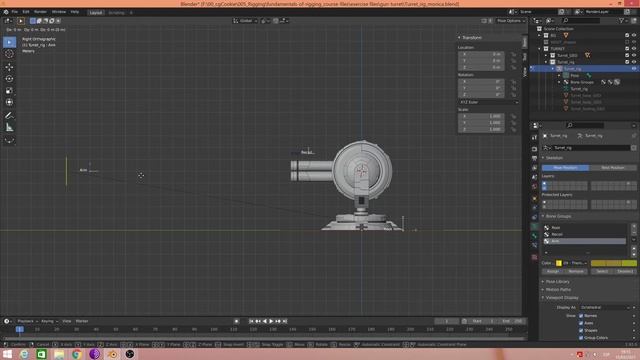 Gun Turret Rig Blender 2.92 смотреть онлайн