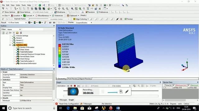 Retaining wall ANsys смотреть онлайн