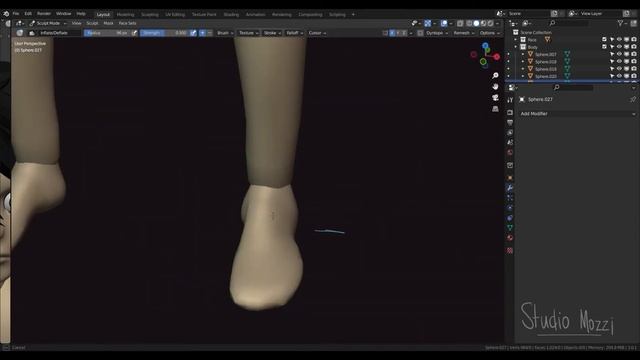 Blender 3D Character Timelapse - L from Death Note смотреть онлайн