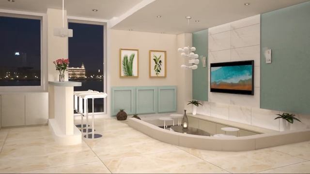 3d max / Commercial Space Interior / Hotel Interior / Modeling смотреть онлайн