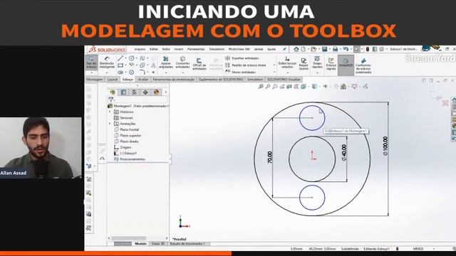 INTRODUÇÃO TOOLBOX| SOLIDWORKS | ALLAN ASSAD смотреть онлайн
