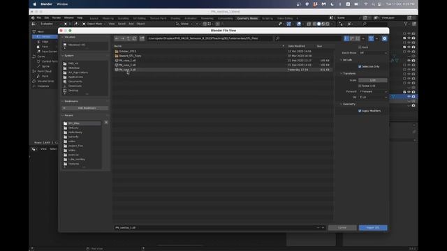 Exporting from Blender Geometry Nodes to Ceramic 3D Printer смотреть онлайн