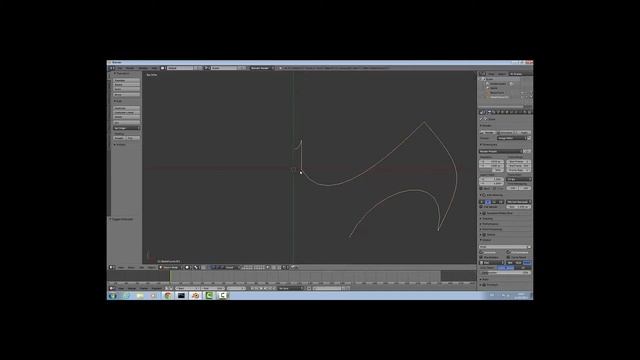 Blender Tutorial - How to use the bezier curve смотреть онлайн
