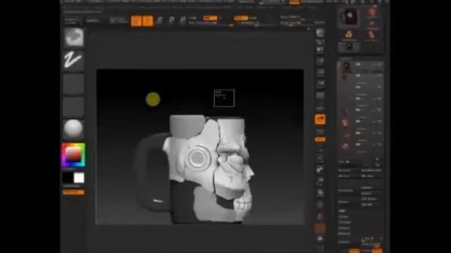 Robo Cup - Speed Sculpt - Zbrush - 3D Print смотреть онлайн