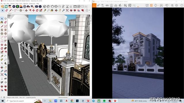 TUTORIAL ENSCAPE NIGHT VIEW