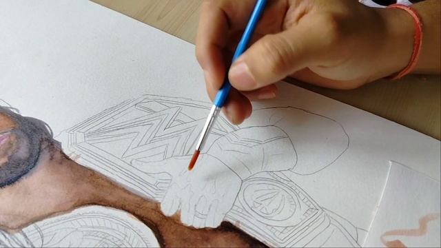 Drawing Roman Reigns With @DOMSIndiaofficial Sketch pen🔥 смотреть онлайн