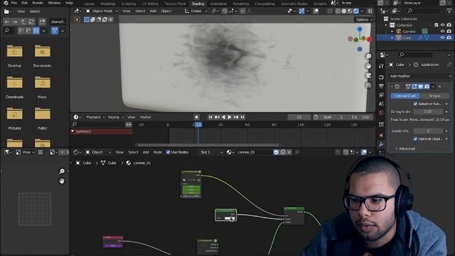 Blender tutorial - Desintegrating stuff with NO simulations! смотреть онлайн