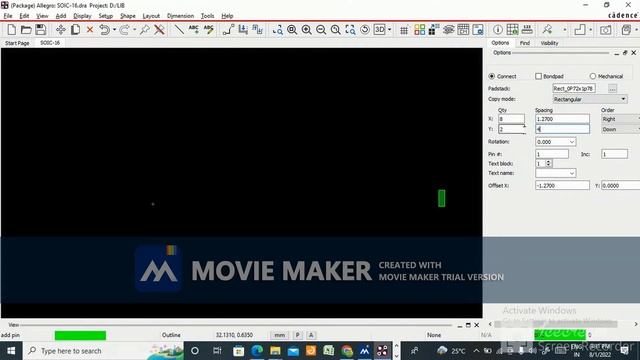 complete footprint creation in ALLEGRO17.4#CADENCE#ALLEGRO17.4(please use headphone volume is low) смотреть онлайн