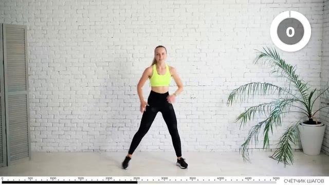 5000 шагов за 30 минут без прыжков (Татьяна Метельская) смотреть онлайн