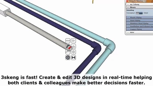 3skeng tools for Trimble SketchUp (with english subtitles) смотреть онлайн