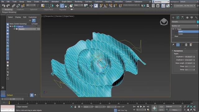 3ds Max Tutorial: Ripple and Wave Modifiers смотреть онлайн