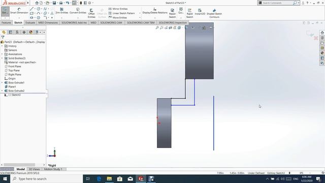 Solidworks beginners tutorial #3 | Rod Support смотреть онлайн