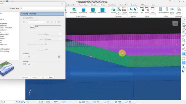 Flowline finishing program - Powermill смотреть онлайн
