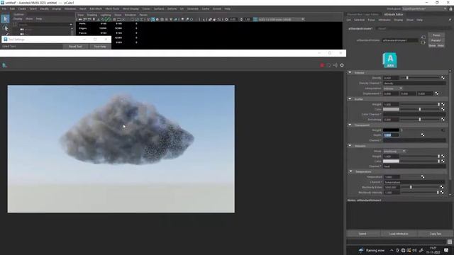Creating Cloud Using Arnold Standard Volume in Maya смотреть онлайн