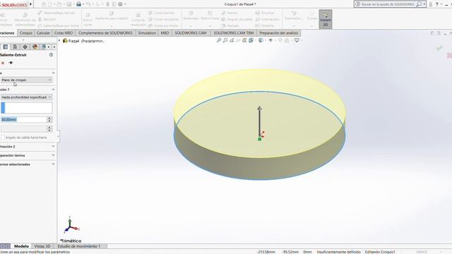 SOLIDWORKS Student Edition Sólo para uso académico Pieza1 2021 09 01 21 40 39 смотреть онлайн