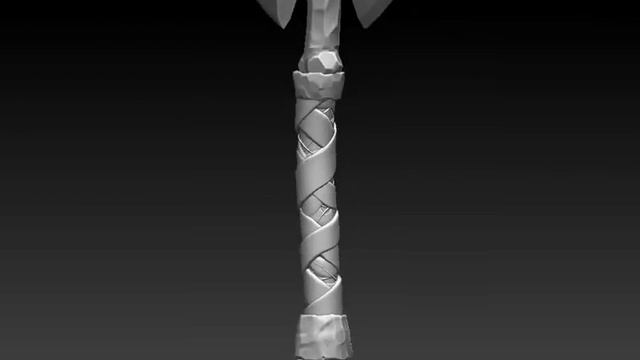 Stylized Axe - Zbrush Sculpt смотреть онлайн