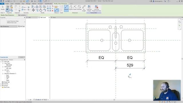 How to make a Revit sink family cut a counter top смотреть онлайн