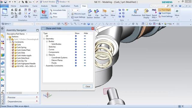 Engine MKII (Volume-2) Siemens NX Tutorial смотреть онлайн