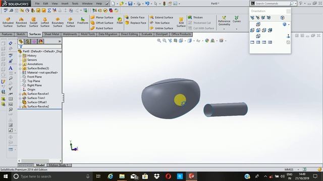 #Earphone Body #SolidWorks #Training #Video. смотреть онлайн