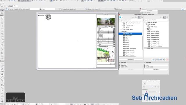 Archicad - Importer des Mises en Pages d autres fichier - apprendre archicad facilement смотреть онлайн