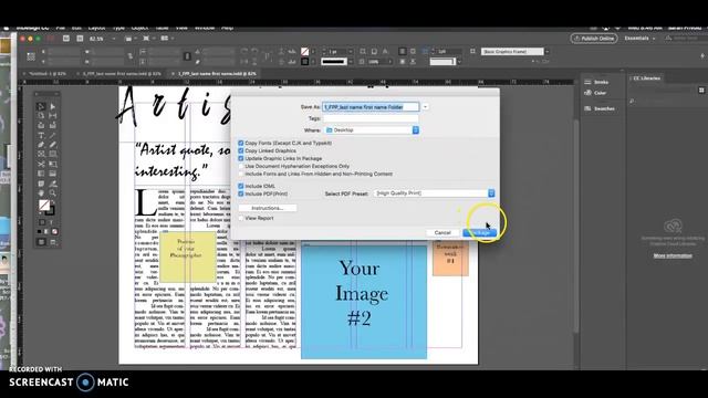 Saving your work in InDesign смотреть онлайн