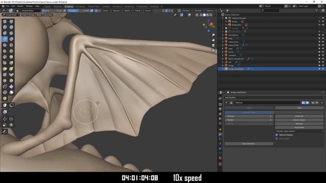 Blender Speed Sculpt - Spyro смотреть онлайн