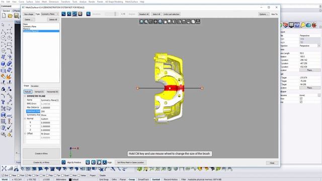 Scan data alignment. Rhinoceros plus Mesh2Surface смотреть онлайн