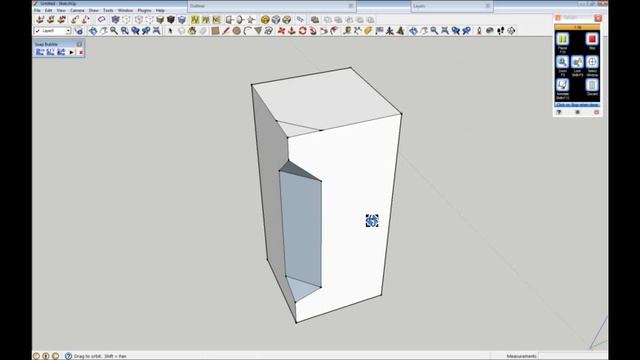 Creating a Bevelled edge on a colum.in sketchup 8 смотреть онлайн