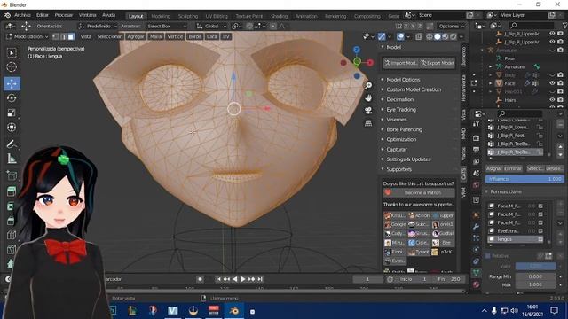 Expresiones para Vtuber |BLENDER| смотреть онлайн