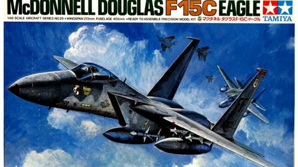 Распаковка Tamiya 1/48 61029 McDonnell Douglas F-15C Eagle