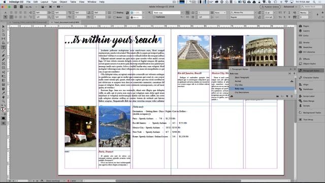 Create a Multi-Page Catalog in InDesign CC смотреть онлайн
