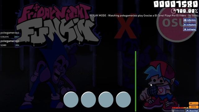 QUE MOD MAS TURBIO/VS SONIC EXE FULL WEEK/fnf en osu/pokegamer360 смотреть онлайн