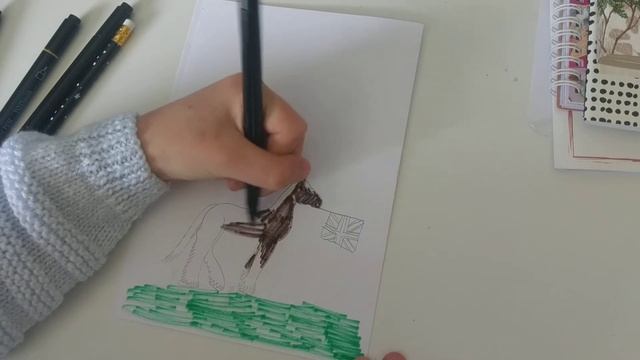 How to draw a Shire horse for the Queen Jubilee смотреть онлайн