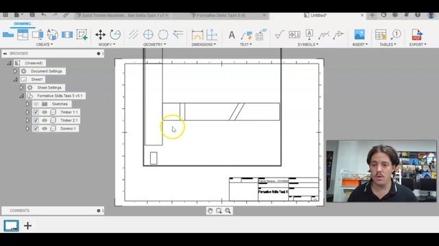 Video 7 - Formative Skills Task 5 FUSION360 - Creating a Professional Drawing смотреть онлайн