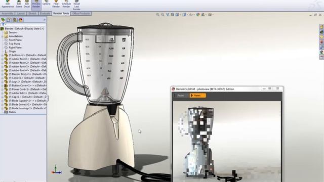 SolidWorks 2011 - PhotoView 360 смотреть онлайн