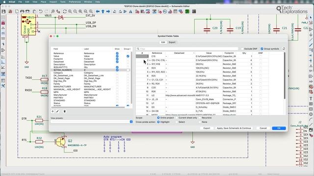 KiCad 8: Schematic editor new BOM exporter смотреть онлайн