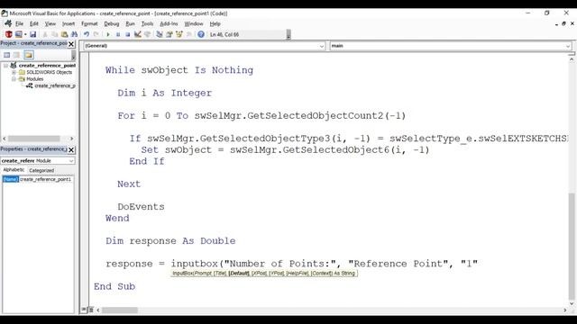 Solidworks VBA Macro – Reference Point смотреть онлайн