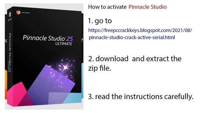 Pinnacle Studio 25 Ultimate Activation
