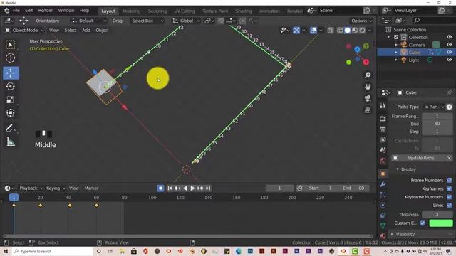 Blender Quick Tip: Learn how to use the motion path addon смотреть онлайн