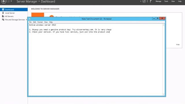 Windows Server 2012 Activation Guide смотреть онлайн