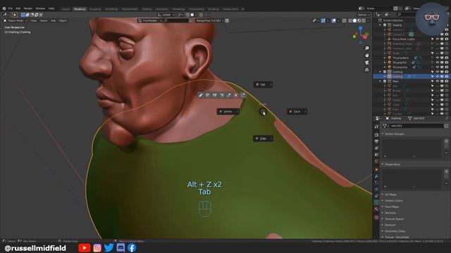 Blender 2.8 Character Modeling Walkthrough Tutorial - Part 4: Retopology смотреть онлайн