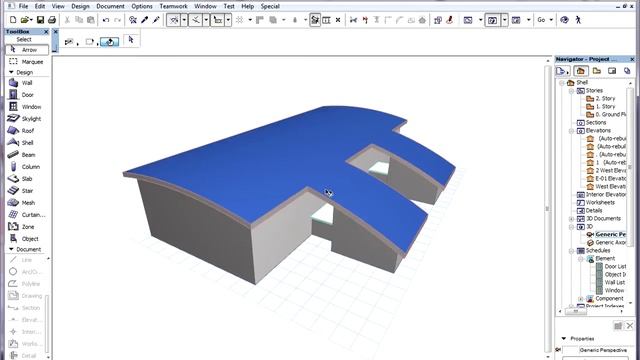 The ARCHICAD Shell Tool - Combine contours and holes of shells смотреть онлайн