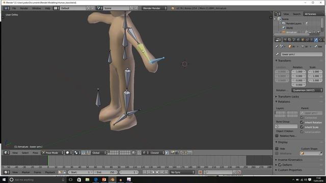 178165 163 Bone constraint Learn Blender 3D Become An Artist By Creating Over 50 Models With смотреть онлайн