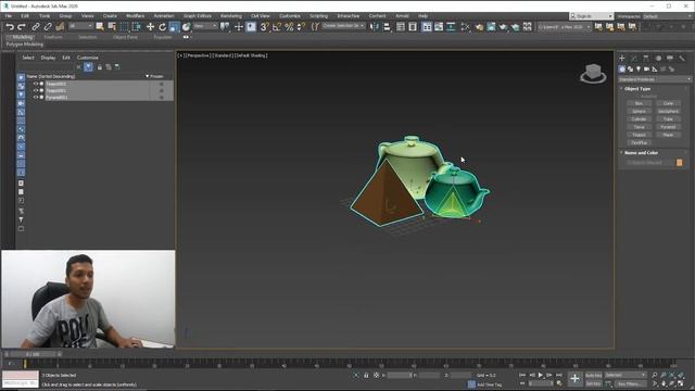 12 | 3ds Max Pivot Center, Selection Center y Coordinates Center | Español смотреть онлайн