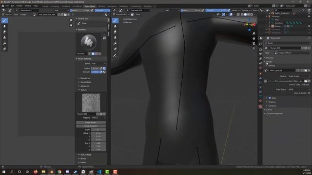 Blender Quick Reference - Painting textures with stencil brush смотреть онлайн