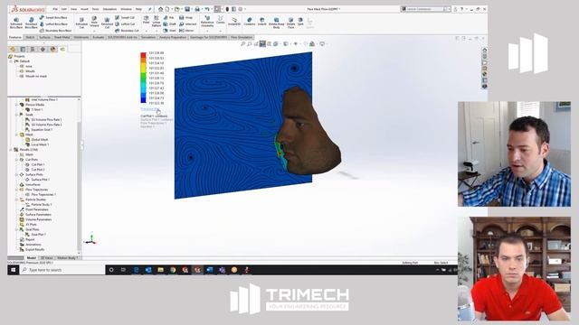 Do Masks Work? Part 2- Let's use SOLIDWORKS Flow Simulation so we can find out смотреть онлайн
