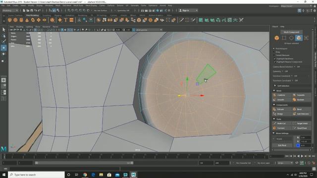 Modeling a Simple Eye in Maya смотреть онлайн