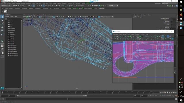 Maya 2017 Tutorial Advance UV- unwrapping (goblin revolver) смотреть онлайн