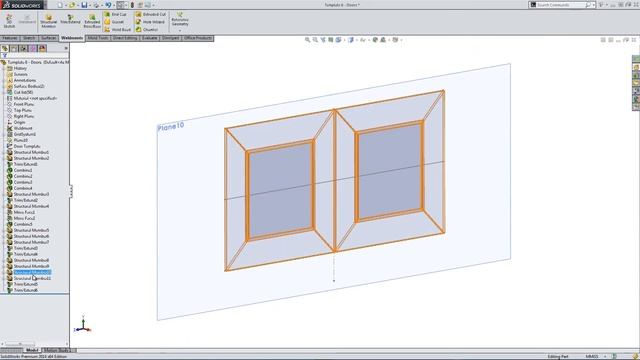 Weldment Design in Solidworks 3 смотреть онлайн