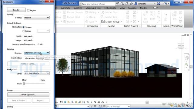 Rendering in Autodesk Revit | How to Render the entire project in autodesk Revit смотреть онлайн